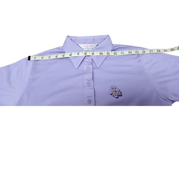 Vintage Lady La Mode Laavender Polo Shirt Jeremy Ranch Active Women's Medium - Picture 4 of 9